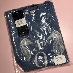 Wildfox sea horse maxi cover up dress